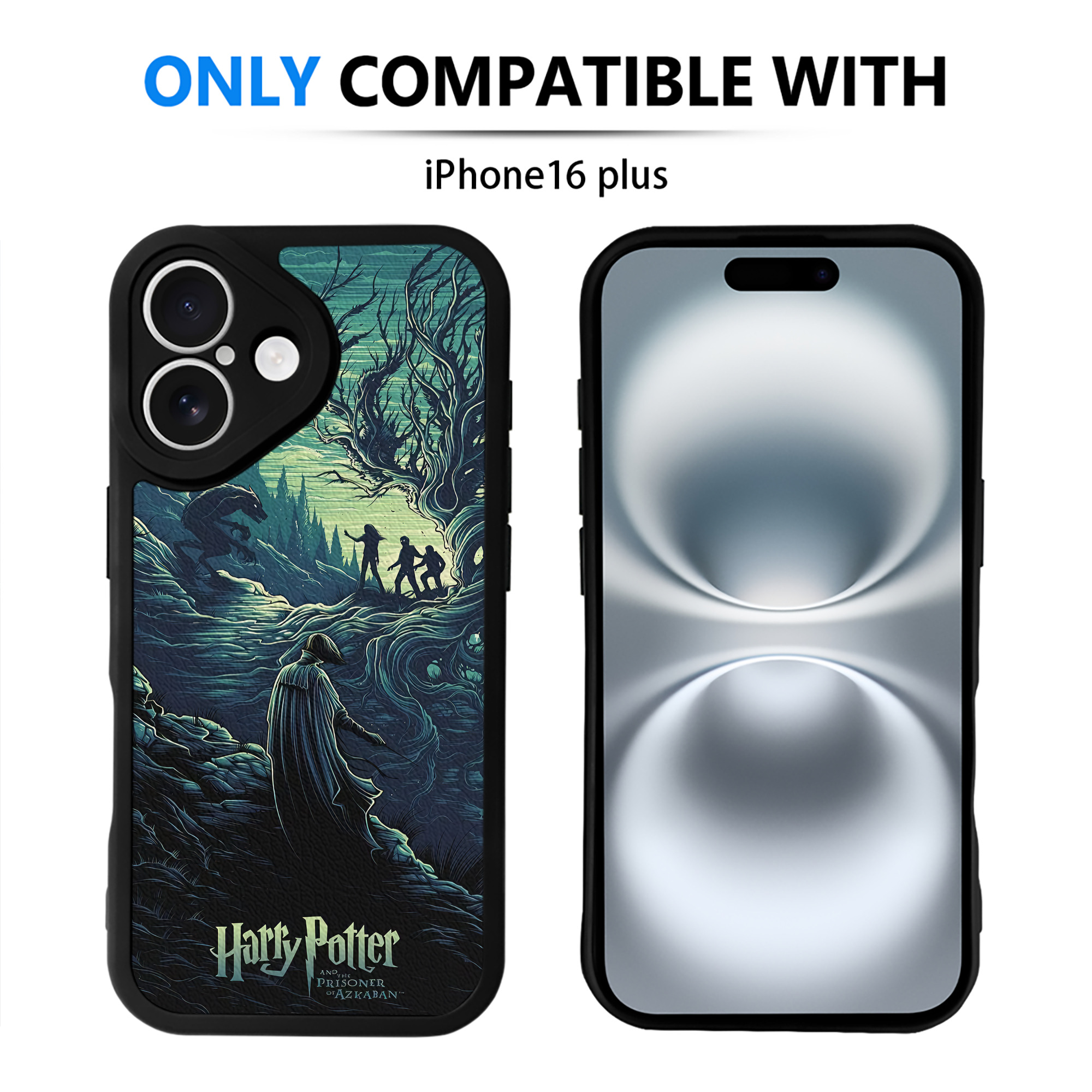 （画像用） Harry Potter ハリー・ポッターシリーズ 【iPhone 16シリーズ対応】シリコンスマホケース（レザー調） 材質：シリコン